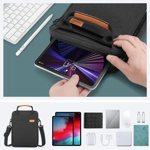 Miniatura 2 de NIDOO Bolsa de hombro para laptop para MacBook Air M4 M3 M2/MacBook Pro de 12.9 pulgadas 13 pulgadas iPad Pro M4/13 pulgadas iPad Air M2 M3 / 13