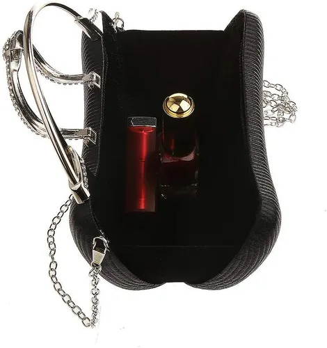 Miniatura 5 de RomanticDesign Elegante bolso de noche para mujer, con lentejuelas brillantes, para fiesta, cóctel, graduación, bolso de novia
