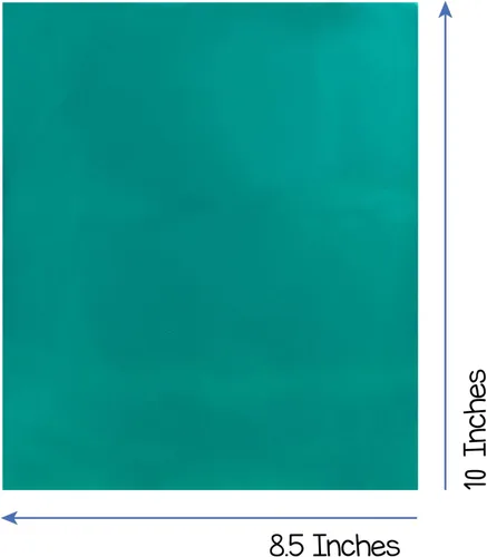 Miniatura 5 de Hygloss Papel de aluminio metálico, 20 hojas, 10 hojas de papel metálico surtido, 8.5 x 10 pulgadas, papel de aluminio ideal para manualidades