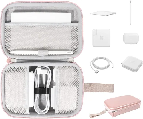 Miniatura 7 de Alltravel Funda de consolidación para MacBook Pro/cargador de aire, trackpad mágico o mouse mágico, lápiz, Magsafe Duo, Airpods Pro (2ª generación)