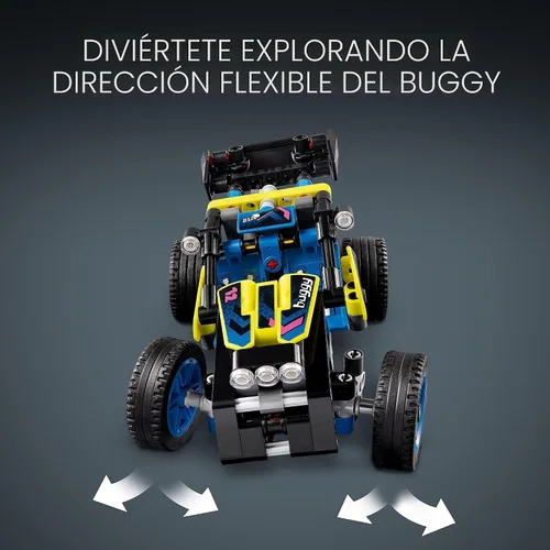 Miniatura 3 de LEGO Technic Off-Road Race Buggy - Coche de juguete para construir, juguete genial para niños, niñas y niños de 8 años que aman los concursos