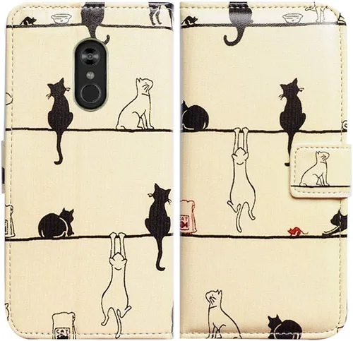 Miniatura 9 de Bcov Funda para LG Stylo 4/LG Stylo 4 Plus, color verde pájaro negro con tapa y ranura para tarjeta de crédito, soporte para tarjeta