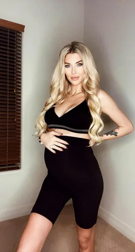Miniatura 7 de SHAPERX Pantalones cortos de maternidad para mujer sobre el vientre