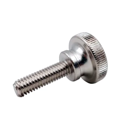 Miniatura 4 de Tornillos moleteados M5 de acero inoxidable 8 piezas (M5 x 0.315 in)