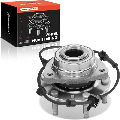 Miniatura 10 de A-Premium 2 x Rodamientos de Rueda Delantera y Conjunto de Cubo con ABS y 6-Lug Compatible con Chevy GMC Buick - 2002-2009 - SSR, Trailblazer (EXT)
