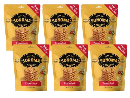 Miniatura 25 de Sonoma Creamery Galletas crujientes de queso