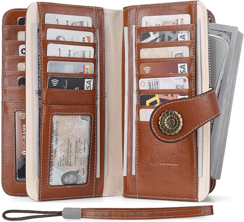 Miniatura 7 de BOSTANTEN Maletín para mujer Laptop Tote 15.6 pulgadas Cuero auténtico bolso de trabajo bolsa de trabajo Beige paquete cartera para mujer, Beige