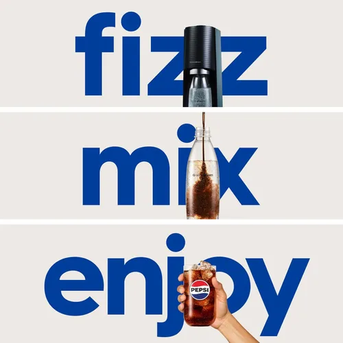 Miniatura 2 de SodaStream - Máquina de agua con gas Terra - KIT DE INICIO - Elaborador de agua con gas con CO2 y Bubly Drop - Ecológico, sin necesidad