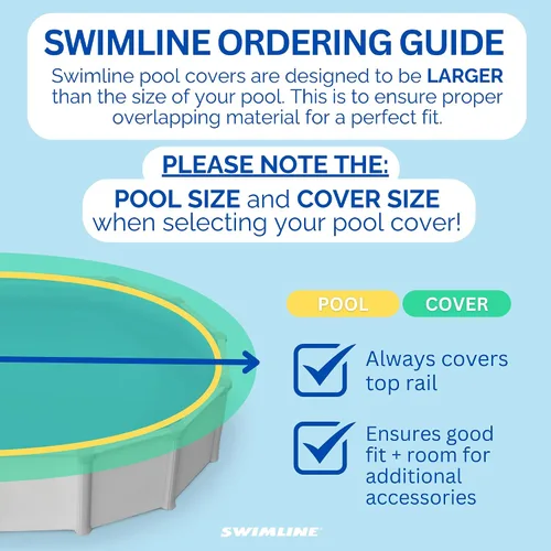 Miniatura 5 de Swimline Hydrotools Supreme Guard - Cubierta resistente de invierno, de 31 pies, de color verde/negro y con cabrestante y cable, para piscinas