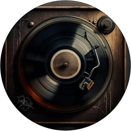 Miniatura 3 de Disco de vinilo LP vintage para fanáticos de la música retro, PopSockets intercambiables PopGrip