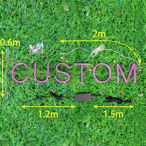 Miniatura 8 de Letreros de neón personalizables para la habitación de las niñas y de los niños, guarderías, dormitorios infantiles o guaridas, letrero con nombre