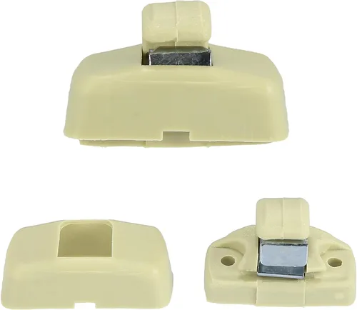 Miniatura 6 de X AUTOHAUX Gancho para visera parasol beige soporte para VW Golf Jetta Passat Beetle 3B0857561A