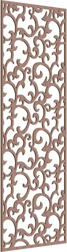Miniatura 72 de Wheatland Paneles de pared decorativos de madera con calado, 9 3/8 pulgadas de ancho x 24 3/8 pulgadas de alto x 1/4 de alto, nogal