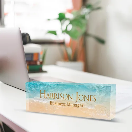 Miniatura 4 de Placa de nombre personalizada para escritorio, placa de nombre de escritorio personalizada, placa de nombre acrílica, accesorios de escritorio