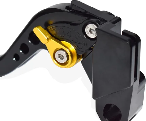 Miniatura 5 de Palanca de freno corta Palanca de embrague compatible con YAMAHA Fazer FZ-1 FZ-8 FZ-6 FZ-6R FZS600, aleación de aluminio CNC fabricada (negro)