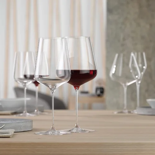 Miniatura 7 de Spiegelau Definition Copas de Vino Bordeaux, Copas de Cristal Transparente para Vino Tinto, Cristalería Elegante con Tallo, Bar en Casa, Fiesta