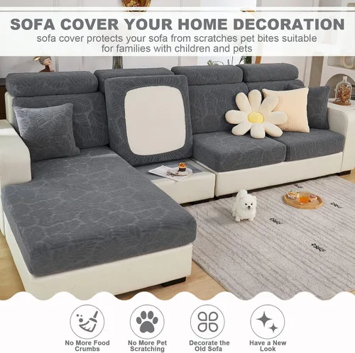 Miniatura 4 de Funda universal para sofá 2023, resistente al desgaste, fundas de cojín elásticas para sofá, fundas de sofá mágicas, protector de muebles