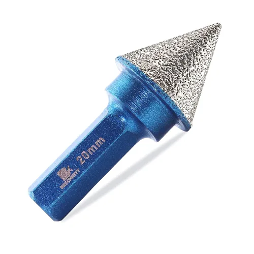 Brocas biseladoras de diamantes, brocas avellanadas de diamante, 4/5 pulgadas (0.787 in), ampliación, pulido, agujeros exsit para azulejos de
