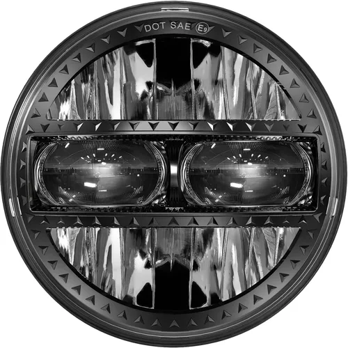 AUDEXEN Faro delantero LED de 5.75 pulgadas, 55 W, 5-3/4 pulgadas, compatible con Harley Dyna Sportster Street Bob Softail Iron 883 Street Rod Deuce