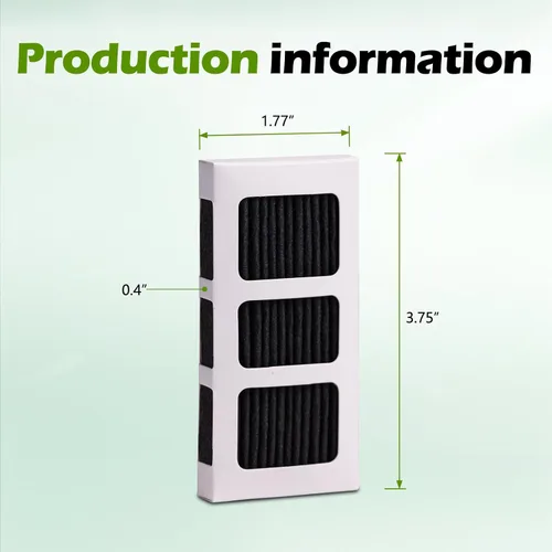 Miniatura 5 de Paquete de 6 filtros de aire para refrigerador PAULTRA2 compatibles con refrigeradores Frigidaire PAULTRA2 Pure Air Ultra 2, PureAir Ultra II y 6