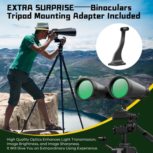Miniatura 7 de Prismáticos de 15 a 35 x 70 para adultos de alta potencia, zoom HD de 35x para observación de estrellas y observación de aves, binoculares