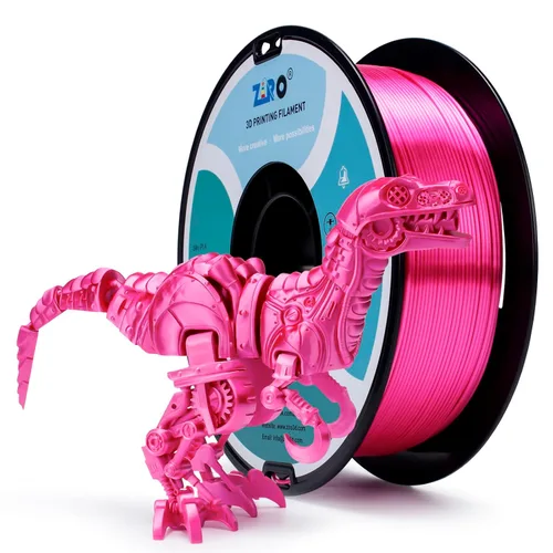 Miniatura 34 de ZIRO Filamento PLA fluorescente de 0.069 pulgadas, luminoso solo por luz UV, filamento de impresora 3D de efecto brillante, carrete de 2.2 libras