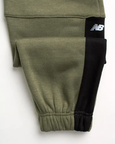 Miniatura 4 de New Balance Pantalones deportivos para niños, paquete de 2 pantalones deportivos de vellón activos (Talla 4-20)