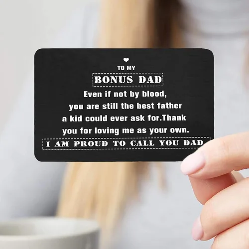 Miniatura 5 de Topthink Regalo para el día del padre para padrastro y padrastro, regalo de Navidad para papá, incluso si no es por sangre, You Are Still the Best