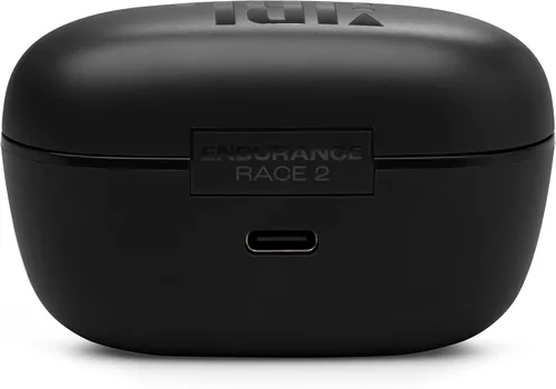 Miniatura 7 de JBL Endurance Race 2 - Auriculares deportivos inalámbricos impermeables (IP68) con 4 micrófonos para llamadas nítidas y claras, carga de velocidad