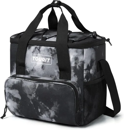 Miniatura 13 de TOURIT Bolsa de enfriador suave pequeña aislada, bolsa de enfriador de almuerzo de 24/35/46 latas, caja de hielo, enfriadores portátiles y a prueba