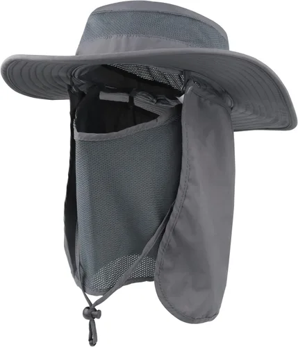 Miniatura 14 de Outdoor Sun Hat UPF 50 Protection Waterproof Fishing hat Face Cover Summer Neck Flap Hat