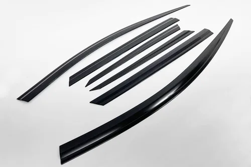 Miniatura 4 de AUTOCLOVER - Deflectores de viento para ventana lateral teñidos en negro ahumado, 6p, compatibles con 2023 All New Sportage, E260