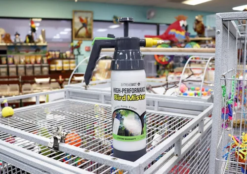 Miniatura 7 de ExtremeMIST Pulverizador para pájaros de alto rendimiento Mister de bomba aviar ultrafino Mister de baño de pájaros de mano para mascotas
