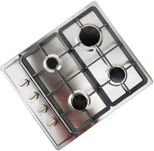 Miniatura 8 de Estufa de gas Gas Gas GLPG, Quemador de estufa de vidrio templado, 4 quemadores, parrilla de gas integrada (4 quemadores, 23 x 20 pulgadas)