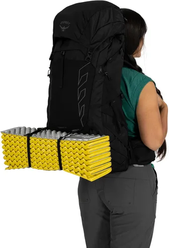 Miniatura 9 de Osprey Tempest 44L Mochila ligera de senderismo para mujer, mochila para viajes y campamento, pampa roja/gris carbón, M/L Pampas rojas/Gris carbón