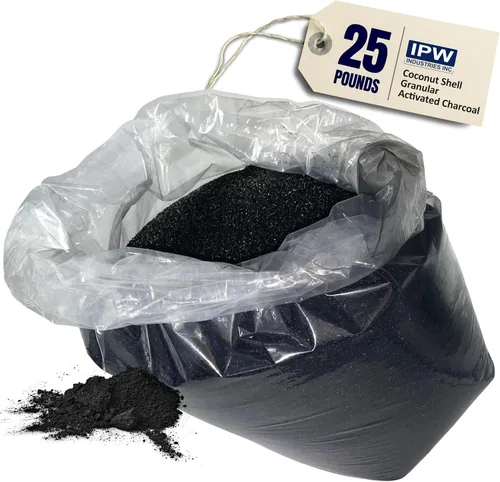 Miniatura 18 de IPW Industries, Inc. - Carbón activado a granel - Carbón activado granular de cáscara de coco (GAC) para filtración de agua y medios de reemplazo