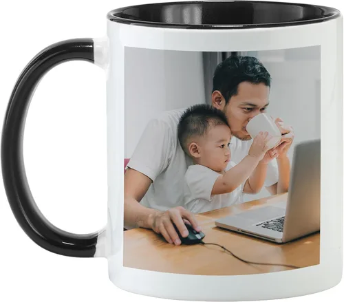 Let's Make Memories Taza con foto personalizada, taza de café personalizada, tu foto, para cualquier ocasión, cumpleaños, para él, para ella, para