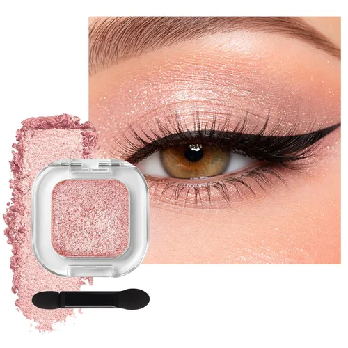 Miniatura 29 de Sombra de ojos mate individual, Sombra de ojos blanco hueso, Polvo ligero ultrafino, Sombra de ojos con base de imprimación iluminadora, Alto