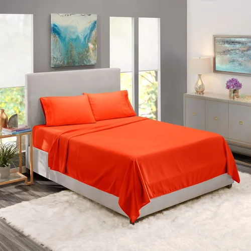 Miniatura 6 de Solo sábana encimera – 1 sábana encimera lisa al tacto de calidad de hotel, 100% algodón, ajuste perfecto para camas individuales de gran