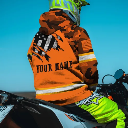 Miniatura 7 de Ropa de trabajo de seguridad con nombre personalizado de alta visibilidad para trabajadores, corredores, camioneros, patrióticos