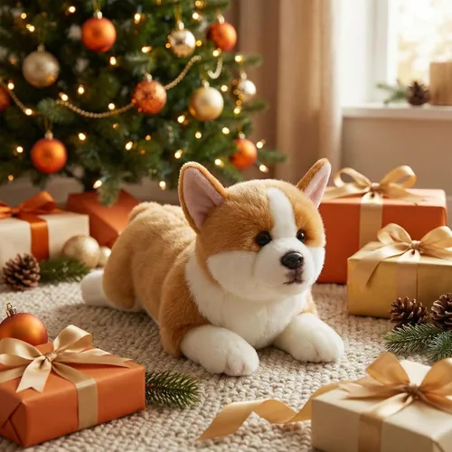 Miniatura 6 de CU-MATE Perro de peluche para niñas y niños (Louie Welsh Corgi)