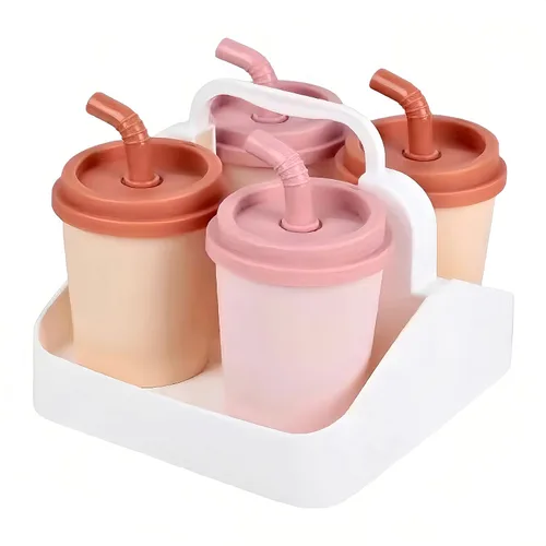 Miniatura 4 de Lindo juego de moldes para paletas familiares, moldes para helados, accesorios de cocina congelados, fácil liberación, saludable, de grado