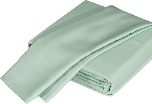 Miniatura 10 de DTY Bedding - Juego de sábanas de 4 piezas, suave y sedoso, 100% Tencel Lyocell derivado de eucalipto, certificado Oeko-TEX, tamaño Queen, lino