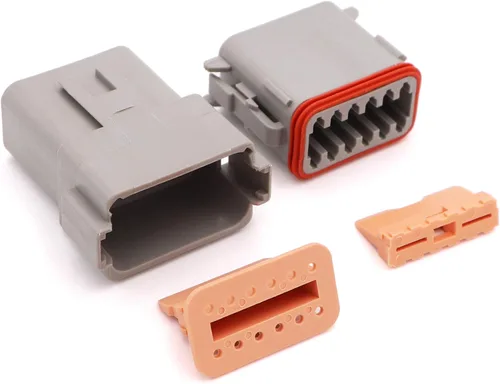 Miniatura 2 de Conector de la serie DT 12 pines (16 AWG-22 AWG) sellado macho y hembra Auto impermeable conector de cable eléctrico enchufe