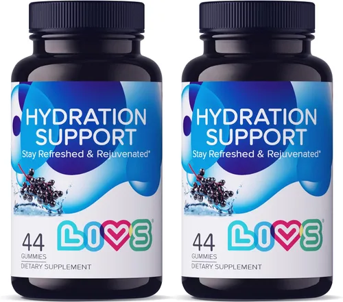 LIVS Vitaminas gomosas (soporte de hidratación - Paquete de 2)..