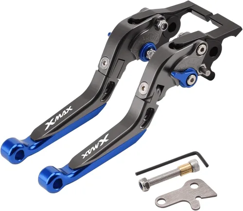 Miniatura 16 de Palancas de embrague de freno ajustables para motocicleta, cerradura de manija de estacionamiento para Yamaha Xmax 125 250 300 400 XMAX250 XMAX300