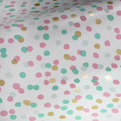 Miniatura 6 de RoomMates RMK3504WP Papel tapiz de confeti rosa y azul con purpurina