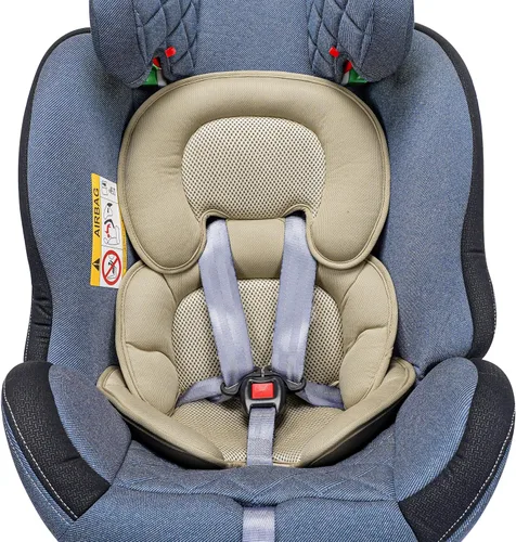 Miniatura 8 de Cojín de apoyo para bebé recién nacido, inserto de malla 3D, forro transpirable compatible con cochecito, asiento de automóvil, silla alta, etc.