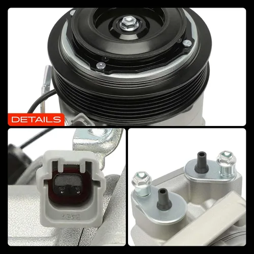 Miniatura 10 de A-Premium Compresor de aire acondicionado AC con embrague Compatible con Nissan Altima 2.5L 2007 2013-2018, Rogue 2.5L 2014-2020, estilo VCS-14EC