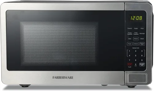 Miniatura 15 de Farberware - Horno microondas de encimera de 1.6 pies cúbicos – 1100 vatios de potencia, configuraciones de cocción automática, descongelación